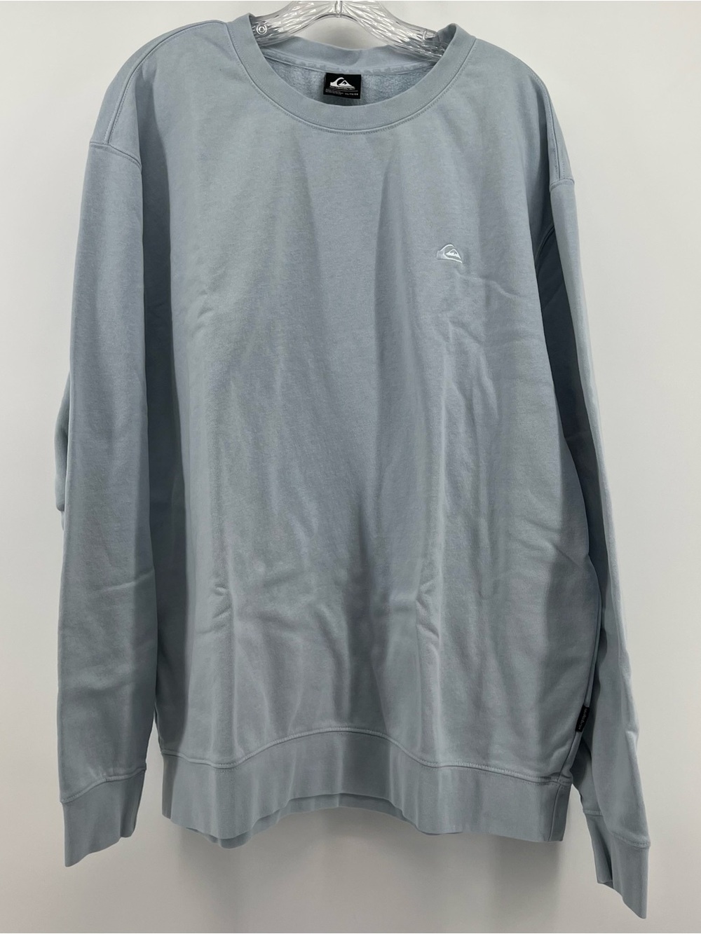 Quiksilver Men’s XL Crew Sweatshirt Light Blue